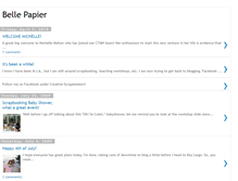 Tablet Screenshot of bellepapier.blogspot.com