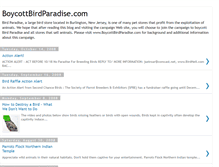 Tablet Screenshot of boycottbirdparadise.blogspot.com