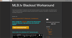 Desktop Screenshot of mlbtvblackout.blogspot.com