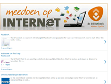 Tablet Screenshot of meedoenopinternet.blogspot.com
