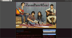 Desktop Screenshot of jonasdemi-4ever.blogspot.com