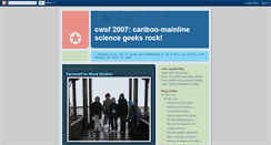 Desktop Screenshot of cariboo-sciencegeeks.blogspot.com