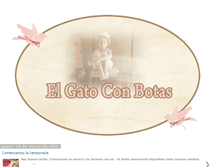 Tablet Screenshot of elgatoconbotas-colindres.blogspot.com