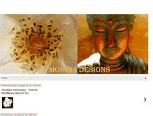 Tablet Screenshot of mohinadesigns.blogspot.com