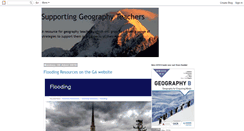 Desktop Screenshot of geographysupport.blogspot.com