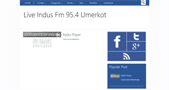 Desktop Screenshot of liveindusfm954umerkot.blogspot.com