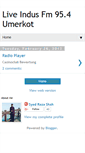 Mobile Screenshot of liveindusfm954umerkot.blogspot.com