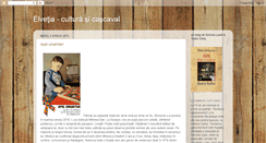 Desktop Screenshot of elvetia-cultura-si-cascaval.blogspot.com