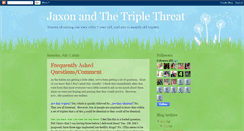 Desktop Screenshot of jaxonandthetriplethreat.blogspot.com