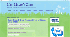 Desktop Screenshot of mayerclass.blogspot.com