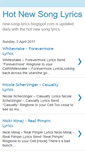 Mobile Screenshot of new-song-lyrics.blogspot.com