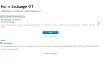 Tablet Screenshot of homeexchange411.blogspot.com