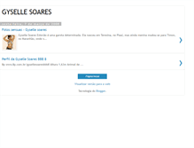 Tablet Screenshot of gysellesoares.blogspot.com