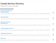 Tablet Screenshot of ca-business-directory.blogspot.com