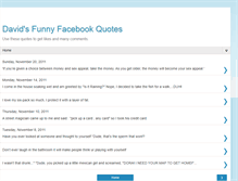 Tablet Screenshot of davidsfunnyfacebookquotes.blogspot.com