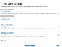 Tablet Screenshot of floridaspineinstitute.blogspot.com