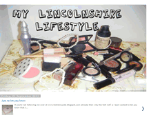 Tablet Screenshot of mylincolnshirelifestyle.blogspot.com