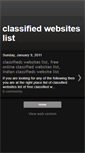 Mobile Screenshot of classified-websites-list.blogspot.com