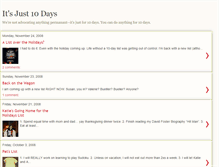 Tablet Screenshot of just10days.blogspot.com