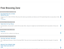 Tablet Screenshot of freebrowsingzone.blogspot.com