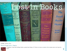 Tablet Screenshot of lostinbooks.blogspot.com