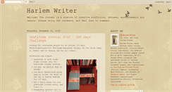 Desktop Screenshot of harlemwriter.blogspot.com