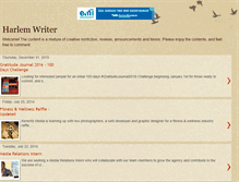 Tablet Screenshot of harlemwriter.blogspot.com