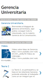 Mobile Screenshot of gerenciacomunicacionaluniversitaria.blogspot.com
