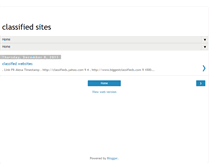 Tablet Screenshot of classified-website-list.blogspot.com