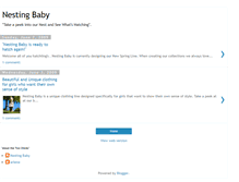 Tablet Screenshot of nestingbabyblog.blogspot.com