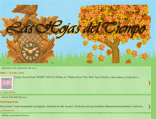 Tablet Screenshot of lashojasdeltiempo.blogspot.com