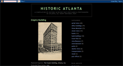 Desktop Screenshot of historicatlanta.blogspot.com