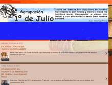 Tablet Screenshot of agrupacion1dejulio.blogspot.com