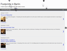 Tablet Screenshot of footprintsinberlin.blogspot.com