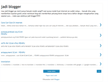 Tablet Screenshot of jadiblogger.blogspot.com
