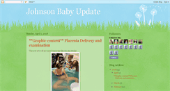 Desktop Screenshot of johnsonbabyupdate.blogspot.com