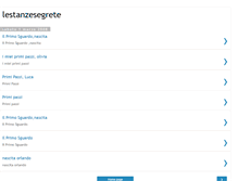 Tablet Screenshot of lestanzesegrete.blogspot.com