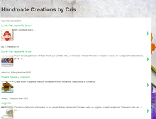 Tablet Screenshot of cris-handmadecreations.blogspot.com