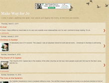 Tablet Screenshot of makewayforjo.blogspot.com