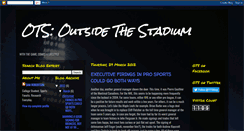 Desktop Screenshot of outsidethestadium.blogspot.com