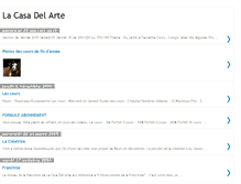 Tablet Screenshot of casa-del-arte.blogspot.com