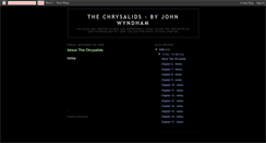 Desktop Screenshot of chrysalidsnotes.blogspot.com