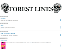 Tablet Screenshot of forestlines.blogspot.com