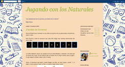 Desktop Screenshot of jugandoconlosnaturales.blogspot.com