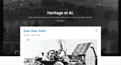 Desktop Screenshot of heritageetal.blogspot.com