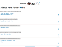 Tablet Screenshot of musicaparafumaryerba.blogspot.com