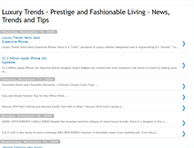 Tablet Screenshot of luxury-trends.blogspot.com