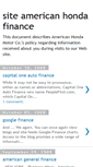 Mobile Screenshot of americanhondafinance.blogspot.com