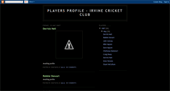 Desktop Screenshot of playersprofile.blogspot.com