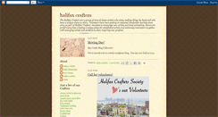 Desktop Screenshot of halifaxcrafters.blogspot.com